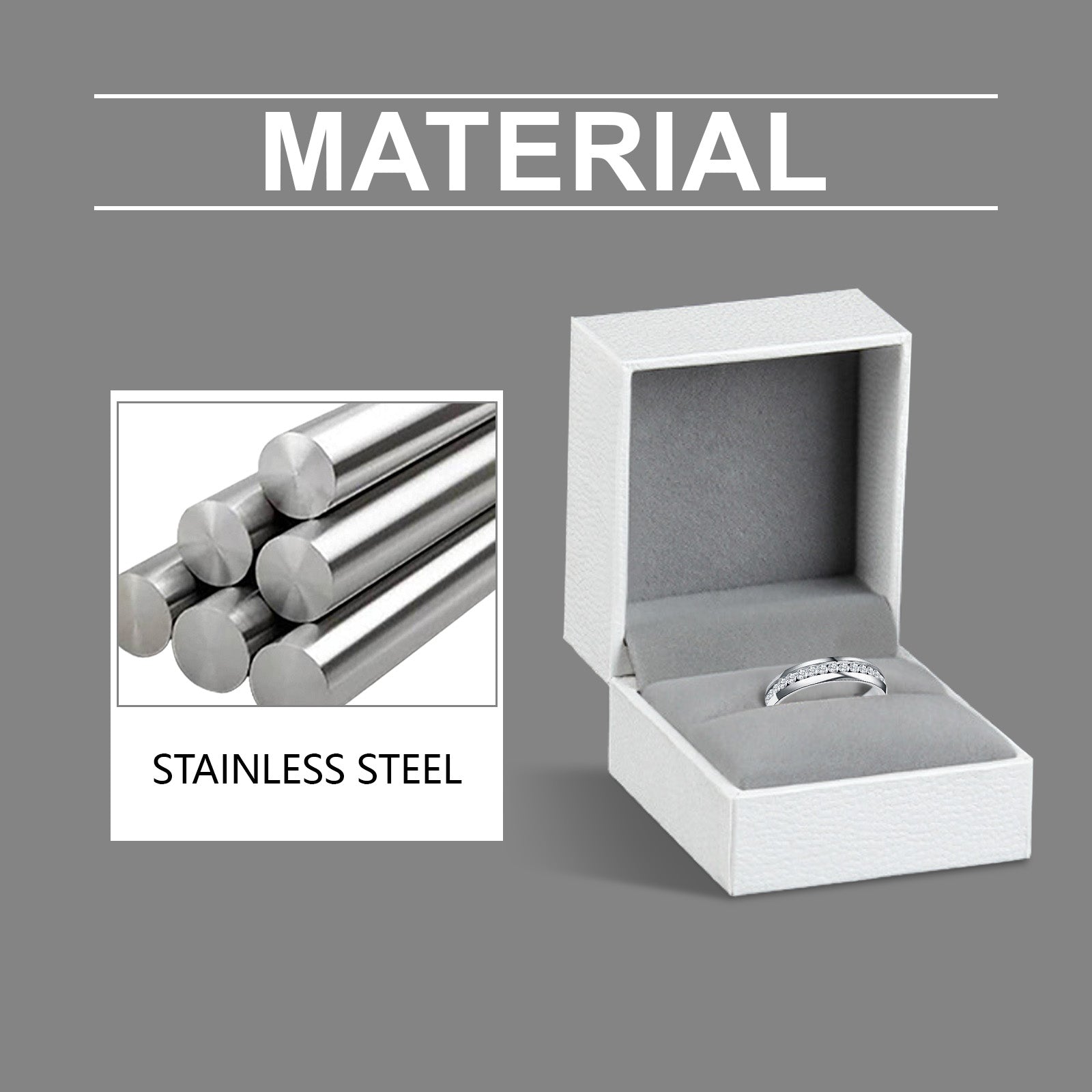 Hoexe Silver Dot Diamond Ring, Care For Daily Life Wear Comfortable Sports Ring For Men And Women